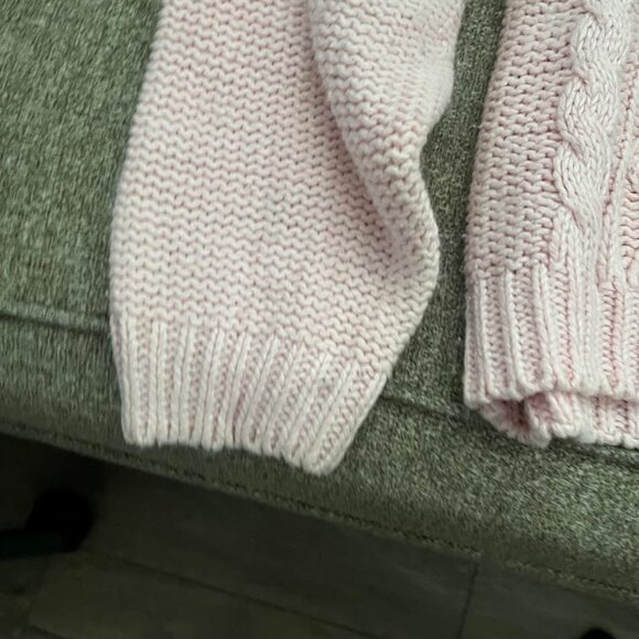 VTG Hunt Club Pink Crew Neck Knit Long Sleeve Sweater Size Large (14) - Picture 7 of 14